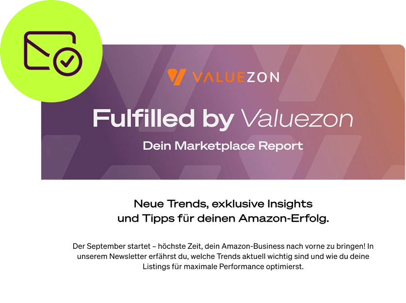 Abbildung des Valuezon Newsletters