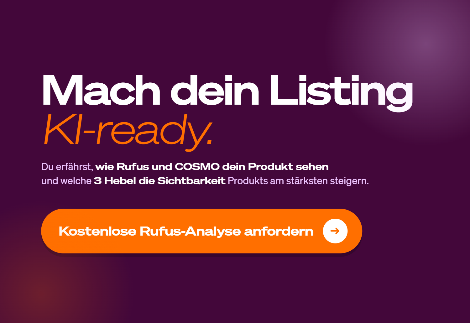 Amazon Rufus CTA