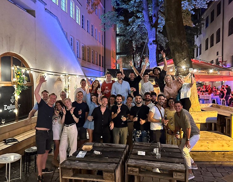Valuezon Amazon Agentur bei einem Team Event