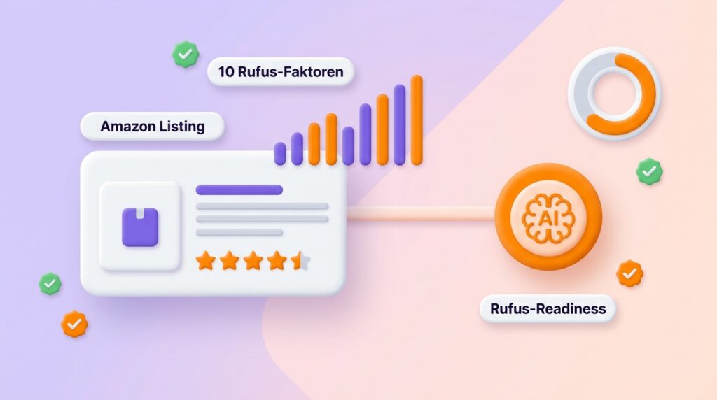Amazons KI-Assistent Rufus bewertet ein Amazon-Listing anhand der 10 Rufus-Faktoren