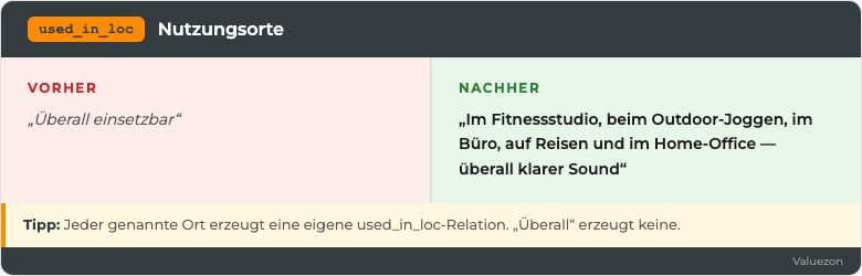 Before/After used_in_loc: Specific usage locations instead of 'everywhere'