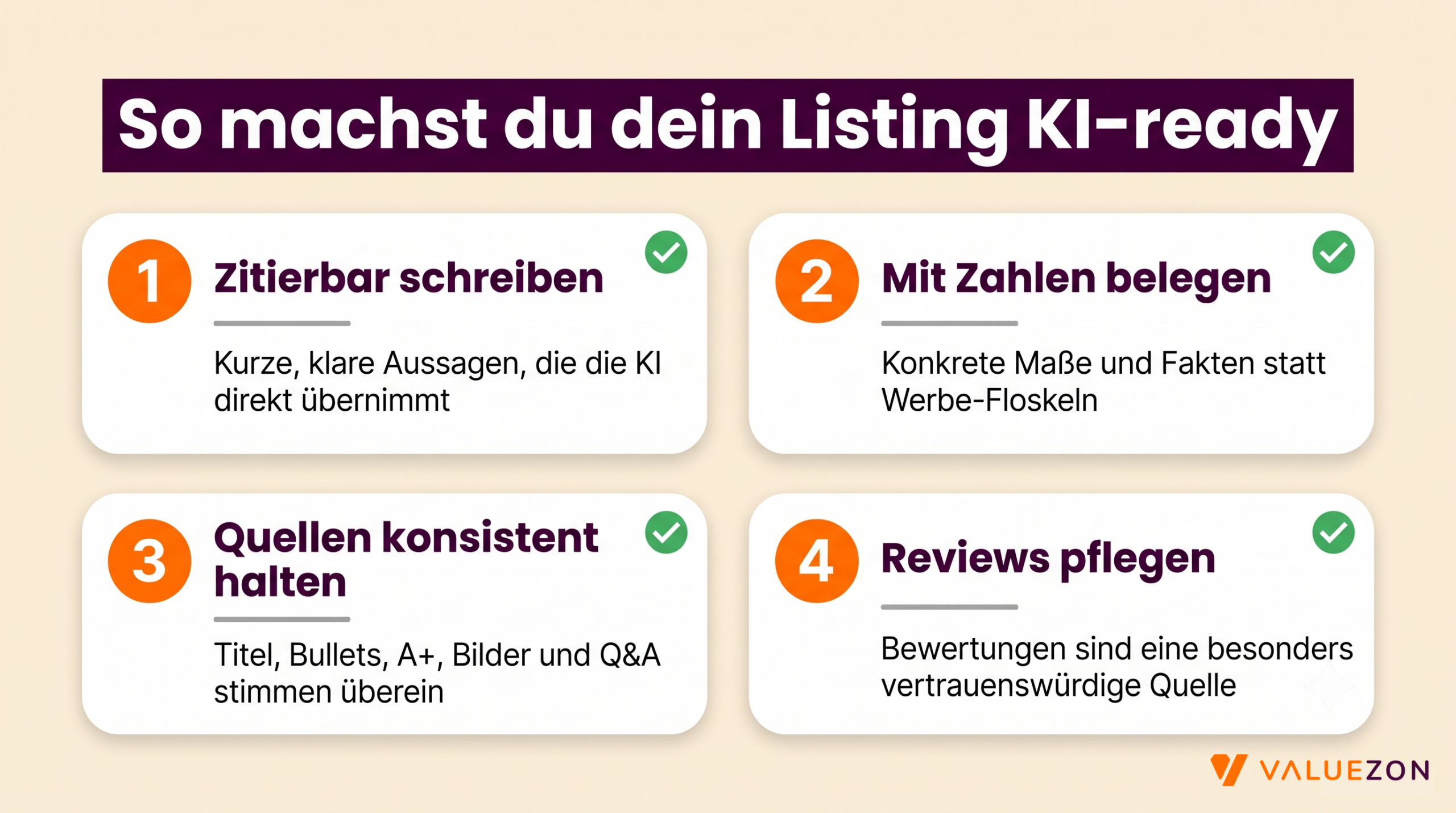 Checkliste: Listing für Alexa for Shopping vorbereiten in vier Schritten